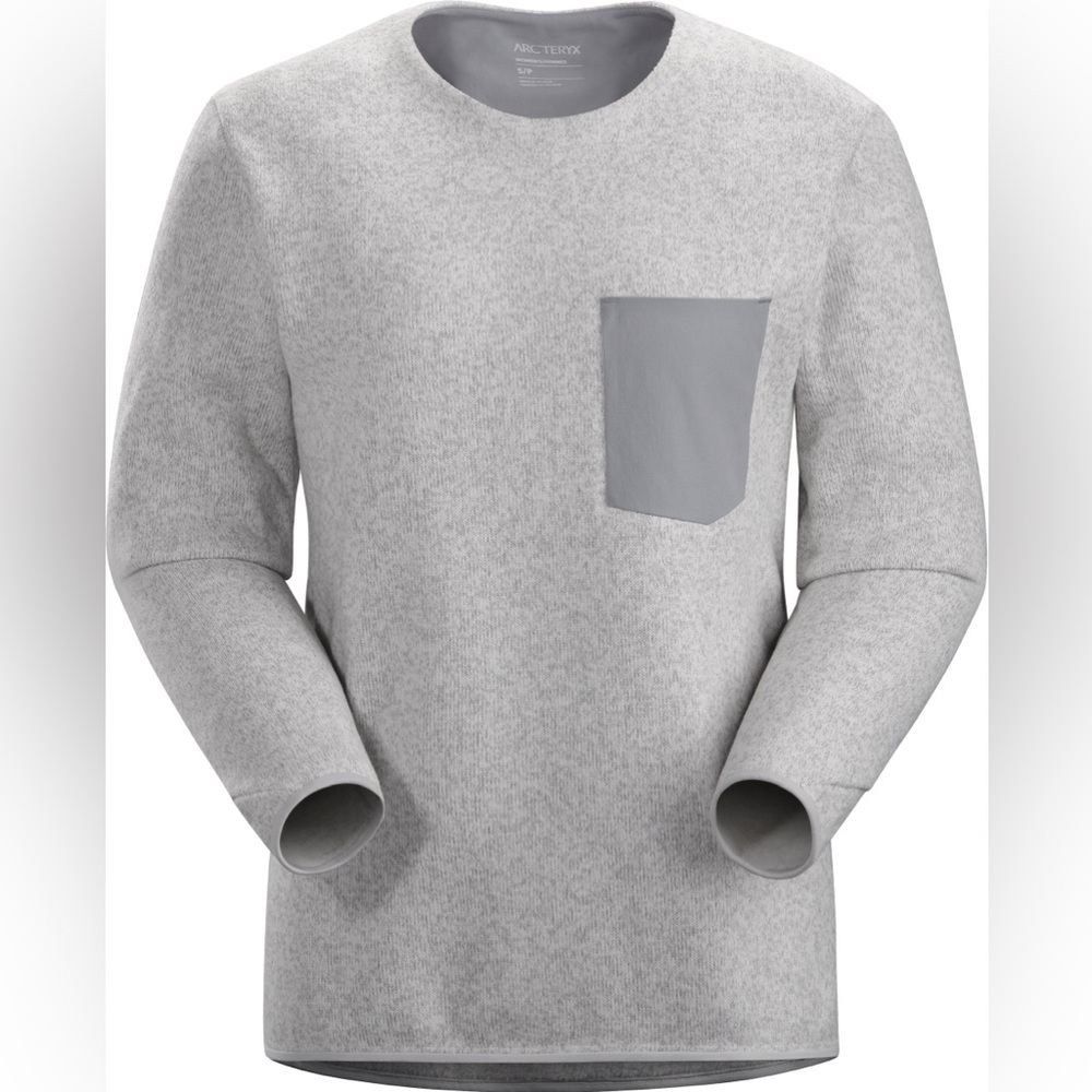 Arc’teryx covert pullover fleece grey sweater size small